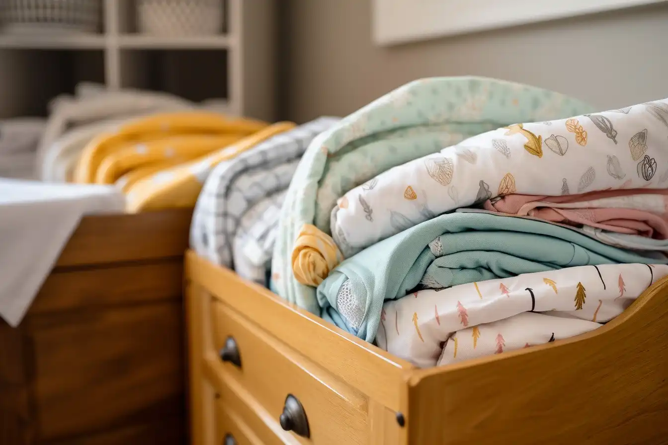 Een aankleedkussenhoes als persoonlijk accent in je babykamer